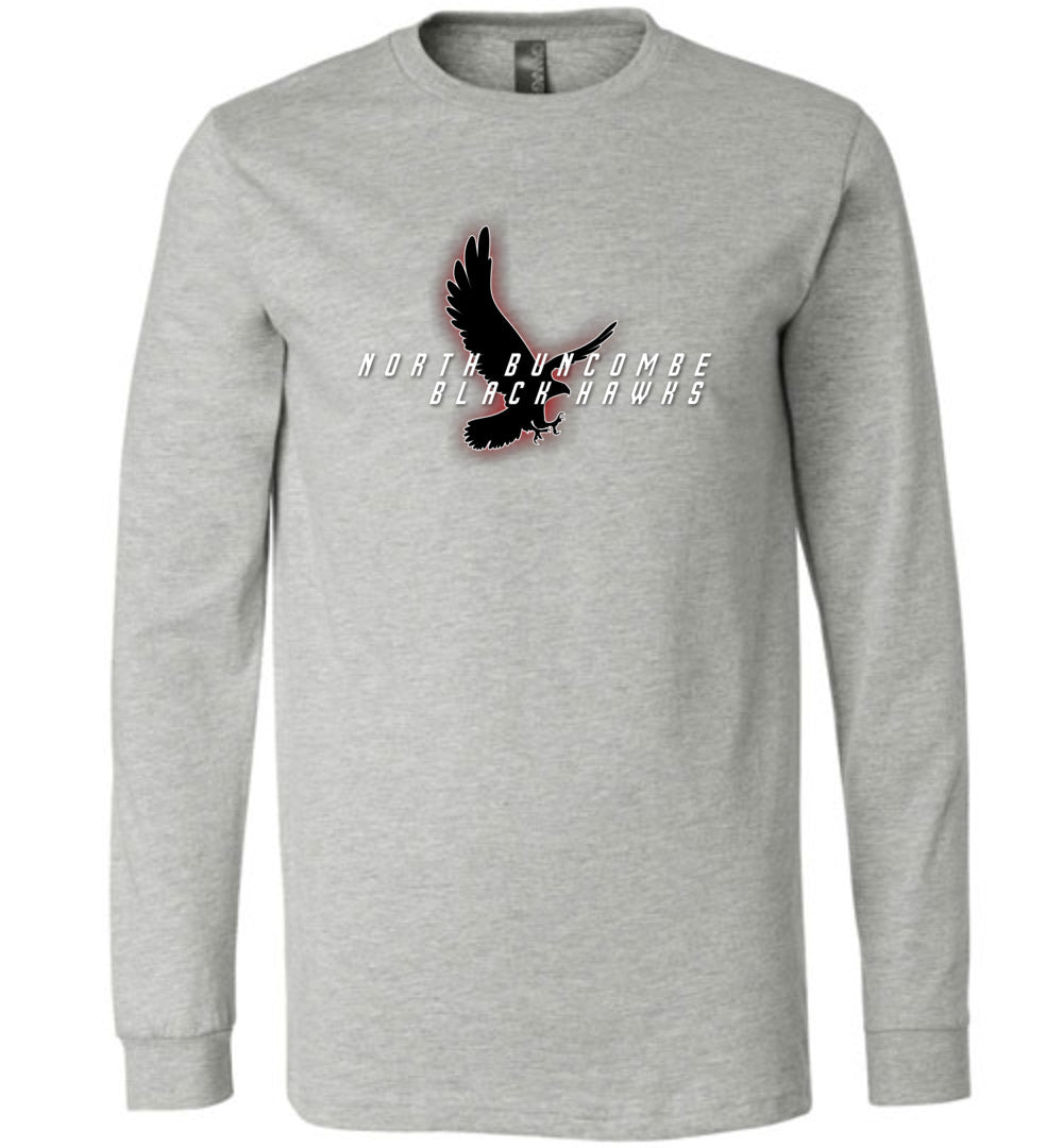 BLACK HAWKS! - Official Gear - Type 4 Long Sleeve Unisex, Modern Sports Logo