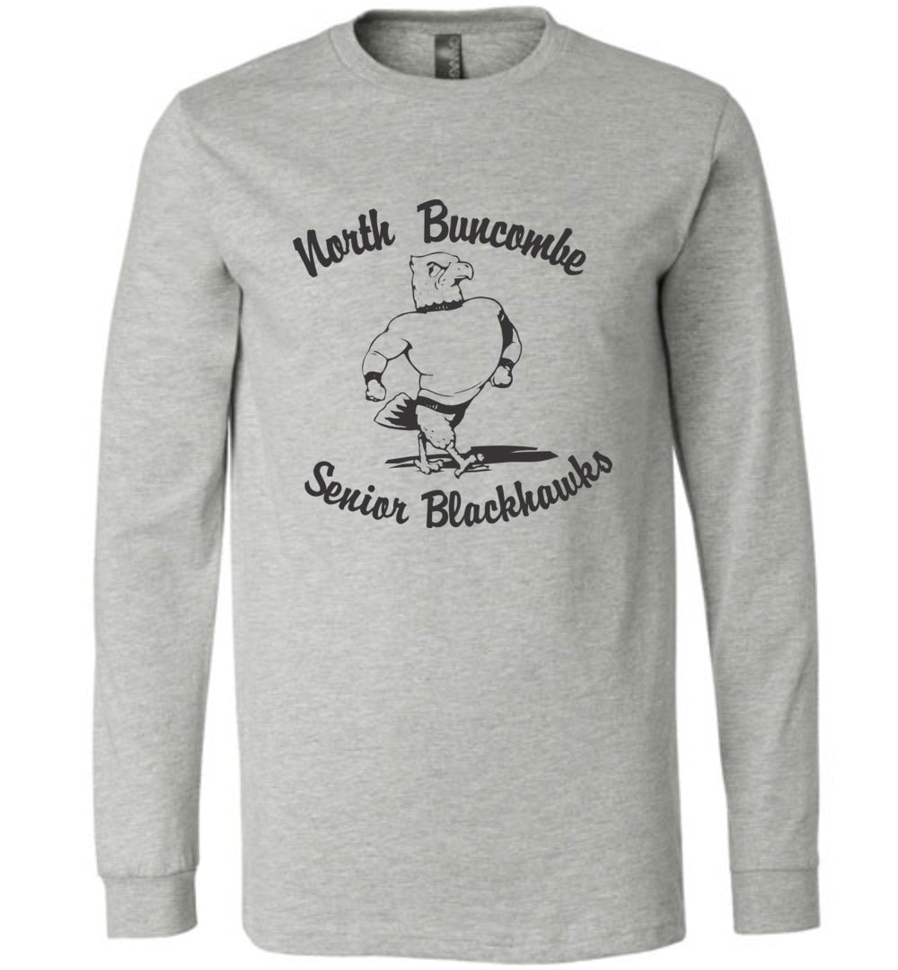 BLACK HAWKS! - Vintage 1987 Reunion Gear - Replica Long Sleeve Unisex, Modern Sports Logo