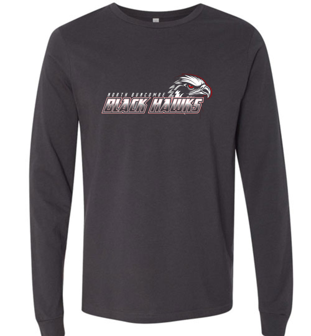 BLACK HAWKS! - Official Gear - Type 2 Long Sleeve Unisex, Modern Sports Logo