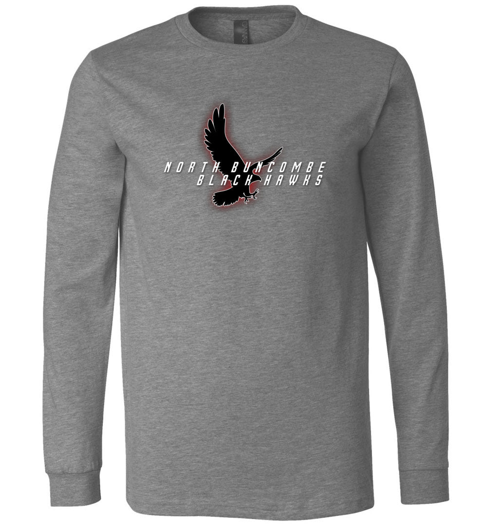 BLACK HAWKS! - Official Gear - Type 4 Long Sleeve Unisex, Modern Sports Logo