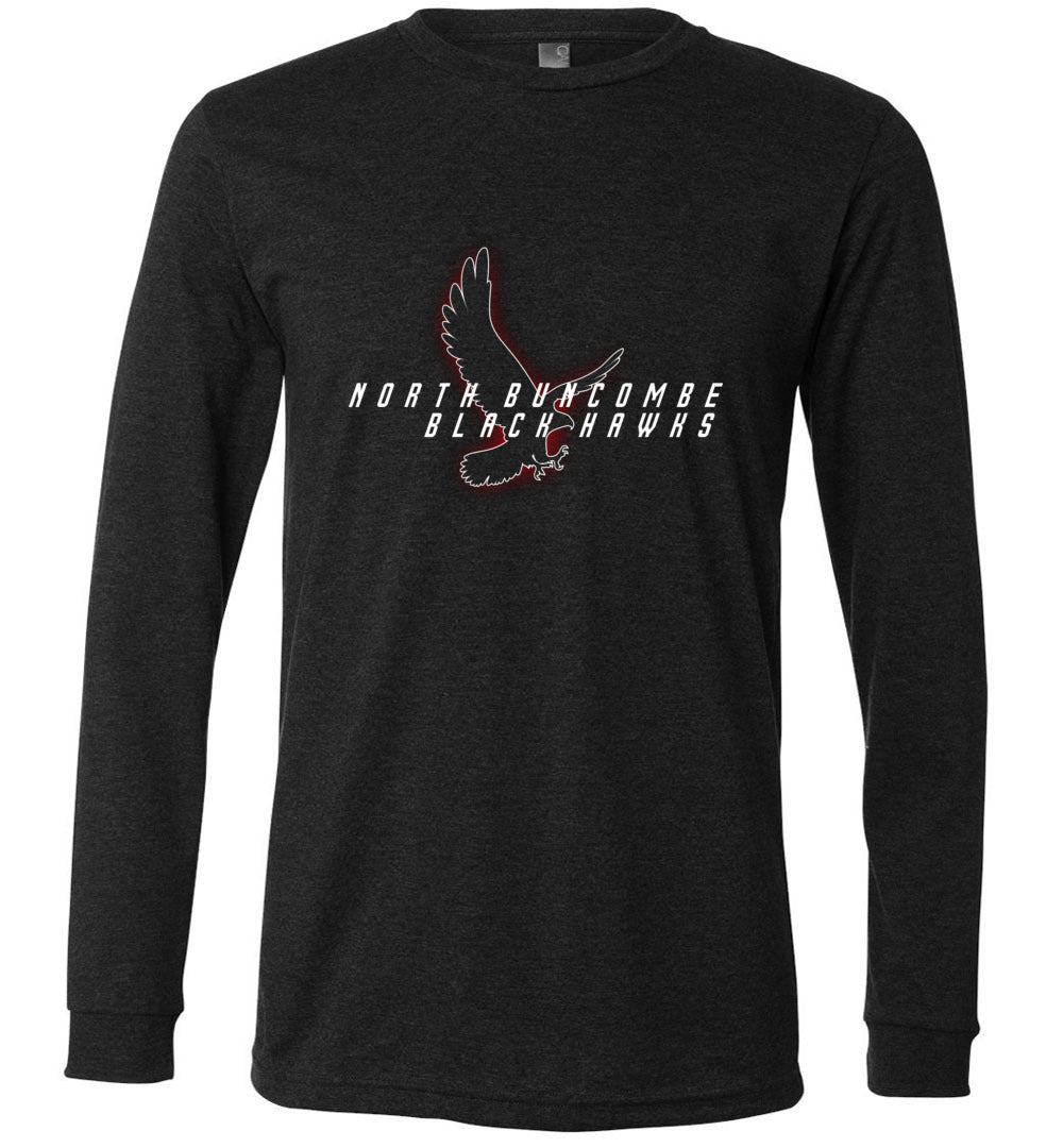 BLACK HAWKS! - Official Gear - Type 4 Long Sleeve Unisex, Modern Sports Logo