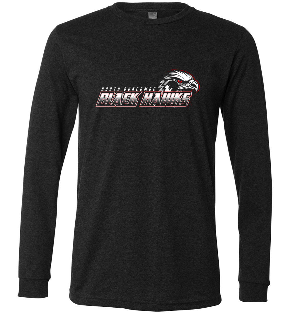 BLACK HAWKS! - Official Gear - Type 2 Long Sleeve Unisex, Modern Sports Logo