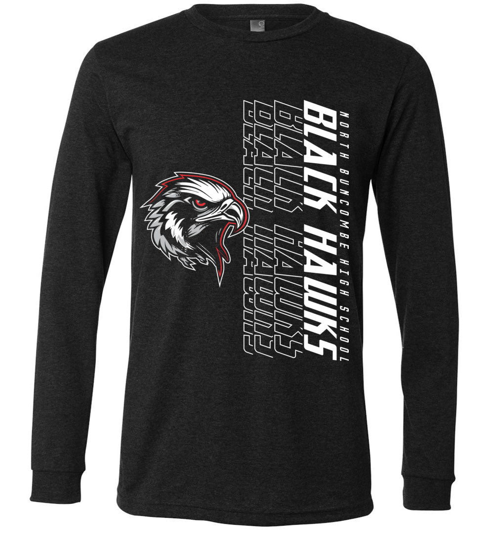 BLACK HAWKS! - Official Gear - Type 14 Long Sleeve Unisex, Modern Sports Logo
