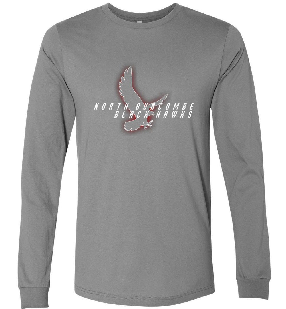 BLACK HAWKS! - Official Gear - Type 4 Long Sleeve Unisex, Modern Sports Logo