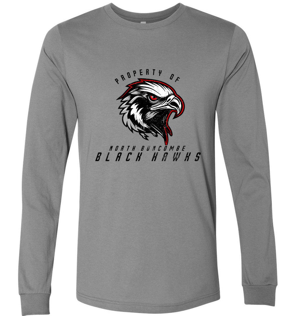 BLACK HAWKS! - Official Gear - Type 8 Long Sleeve Unisex, Modern Sports Logo