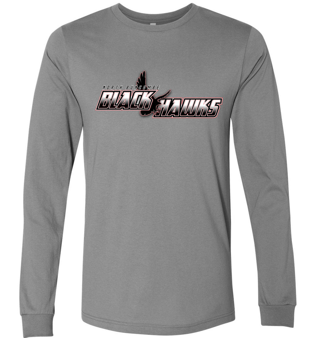 BLACK HAWKS! - Official Gear - Type 5 Long Sleeve Unisex, Modern Sports Logo