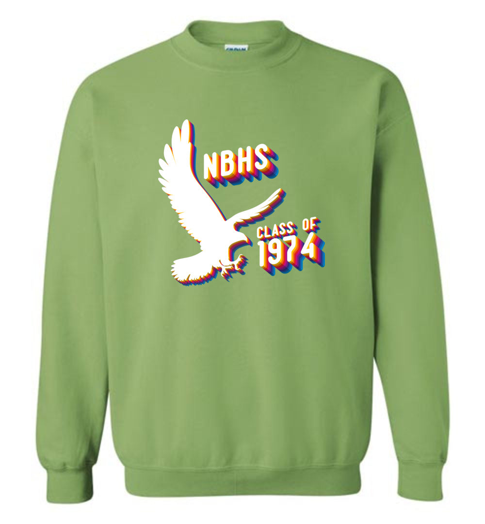 BLACK HAWKS! - Vintage 1974 Reunion Gear - Concept 001 Sweatshirt, Modern Sports Logo