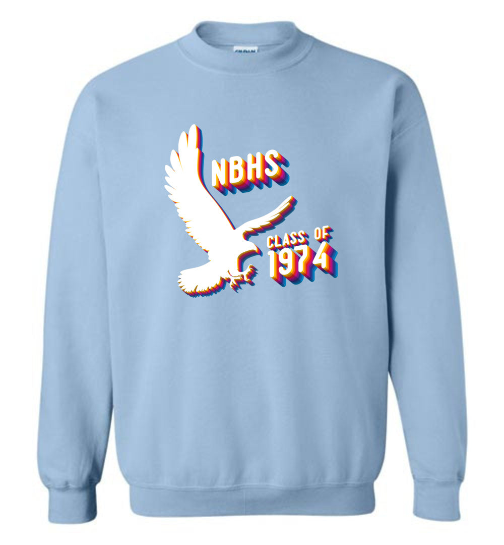 BLACK HAWKS! - Vintage 1974 Reunion Gear - Concept 001 Sweatshirt, Modern Sports Logo