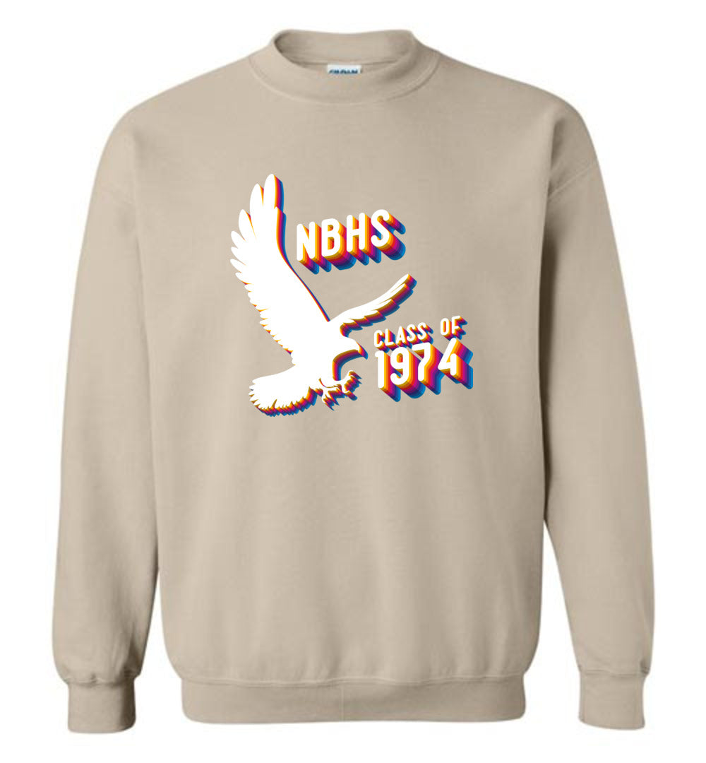 BLACK HAWKS! - Vintage 1974 Reunion Gear - Concept 001 Sweatshirt, Modern Sports Logo