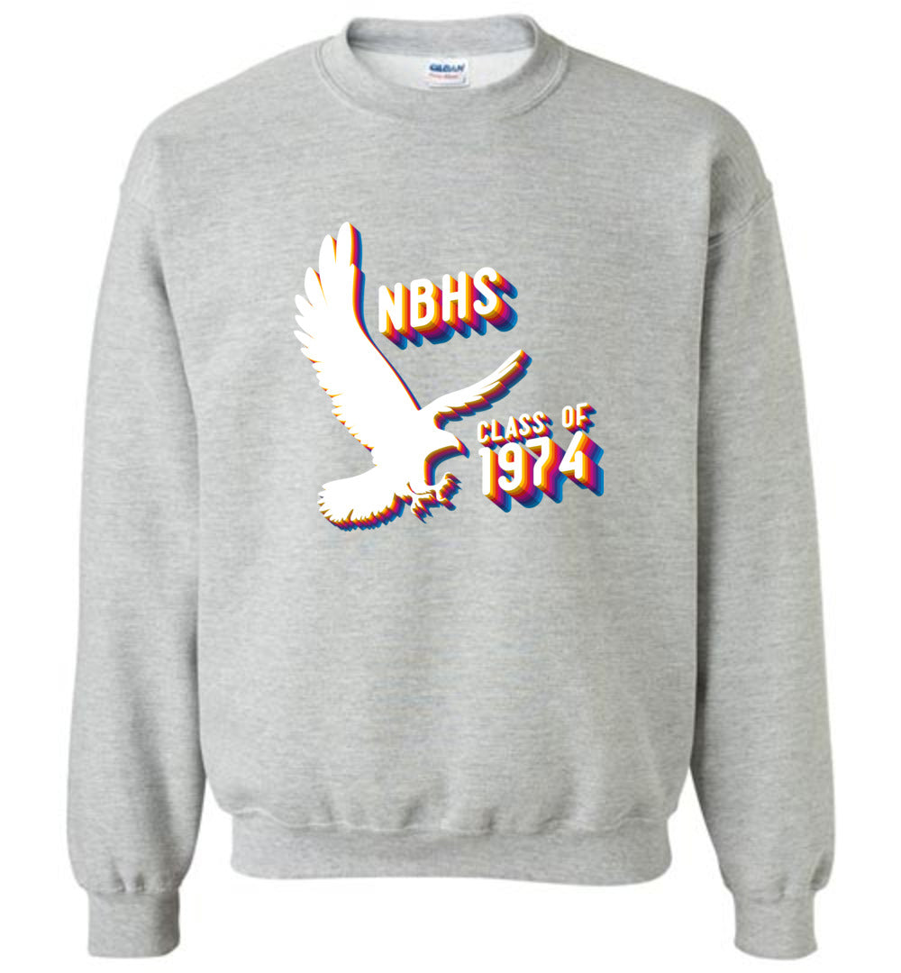 BLACK HAWKS! - Vintage 1974 Reunion Gear - Concept 001 Sweatshirt, Modern Sports Logo