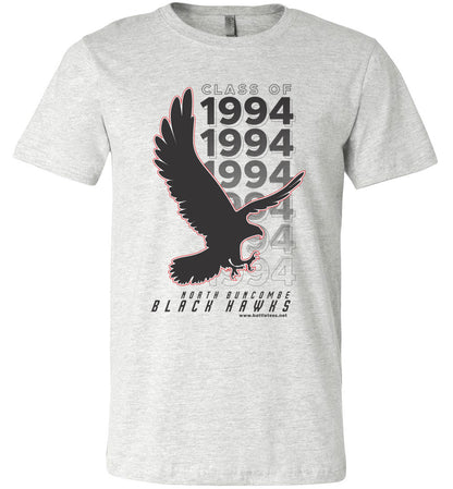 BLACK HAWKS! - Vintage 1994 Reunion Gear - Concept 001 Short Sleeve Unisex, Modern Sports Logo