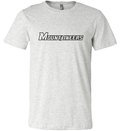 GO MOUNTAINEERS!! - Short Sleeve Unisex, Modern Sports Logo