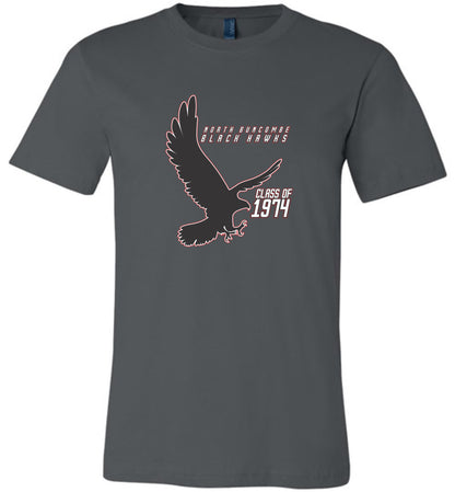 BLACK HAWKS! - Vintage 1974 Reunion Gear - Concept 002 Short Sleeve Unisex, Modern Sports Logo