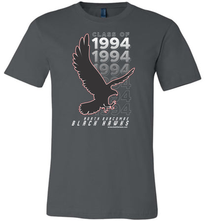 BLACK HAWKS! - Vintage 1994 Reunion Gear - Concept 001 Short Sleeve Unisex, Modern Sports Logo