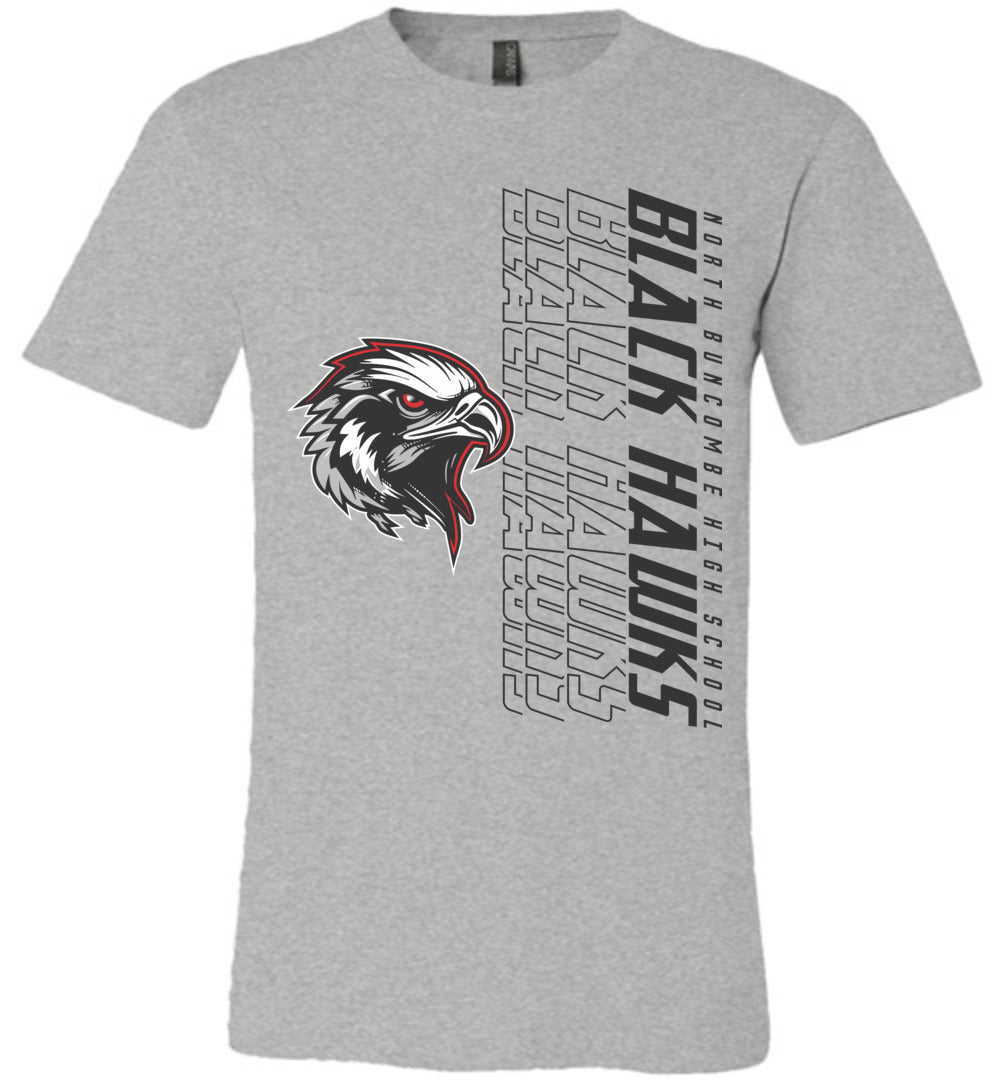 BLACK HAWKS! - Official Gear - Type 14 Short Sleeve Unisex, Modern Sports Logo