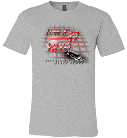 BLACK HAWKS! - Vintage 1987 Reunion Gear - Concept 001 Short Sleeve Unisex, Modern Sports Logo