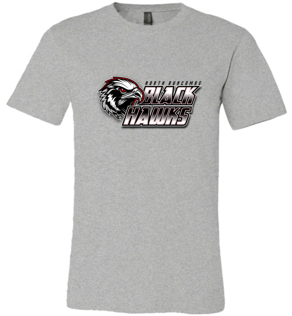 BLACK HAWKS! - Official Gear - Type 10 Short Sleeve Unisex, Modern Sports Logo