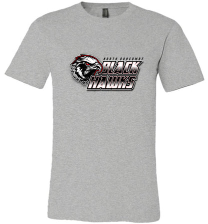 BLACK HAWKS! - Official Gear - Type 10 Short Sleeve Unisex, Modern Sports Logo