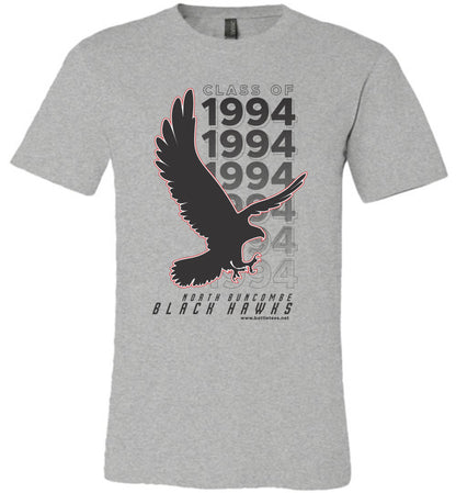 BLACK HAWKS! - Vintage 1994 Reunion Gear - Concept 001 Short Sleeve Unisex, Modern Sports Logo