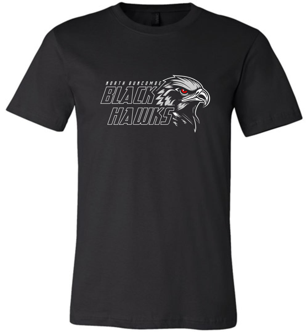 BLACK HAWKS! - Official Gear - Type11 Short Sleeve Unisex, Modern Sports Logo