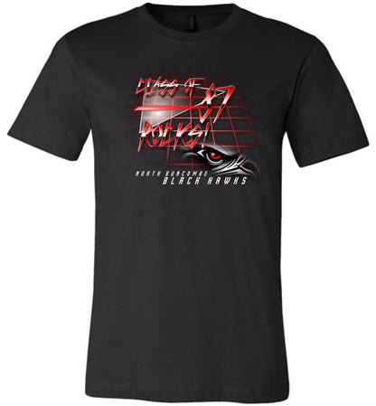 BLACK HAWKS! - Vintage 1987 Reunion Gear - Concept 001 Short Sleeve Unisex, Modern Sports Logo