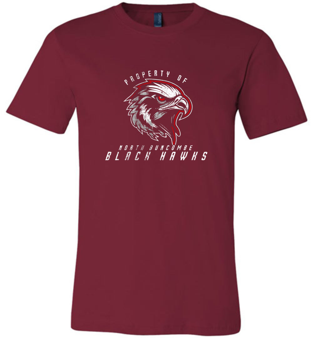 BLACK HAWKS! - Official Gear - Type 8 Short Sleeve Unisex, Modern Sports Logo