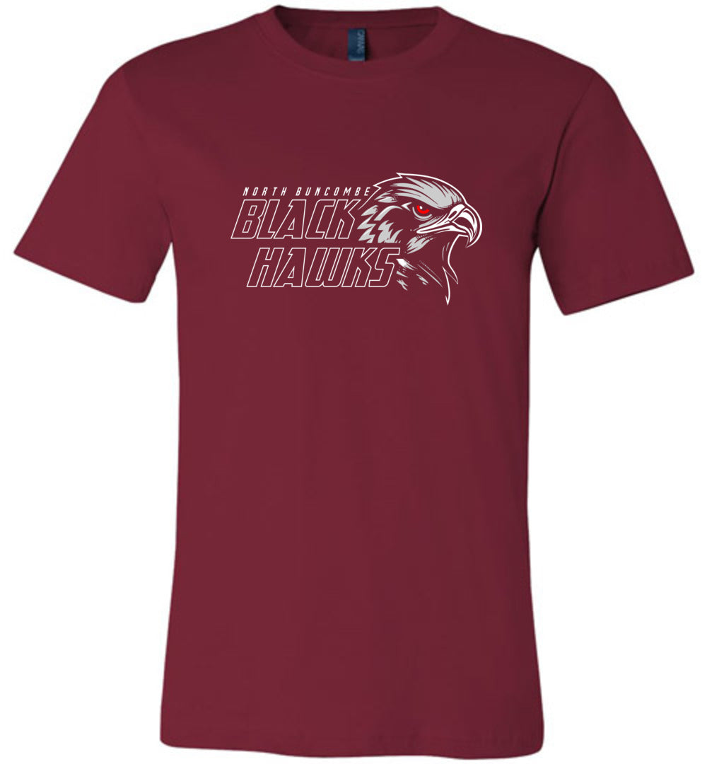 BLACK HAWKS! - Official Gear - Type11 Short Sleeve Unisex, Modern Sports Logo