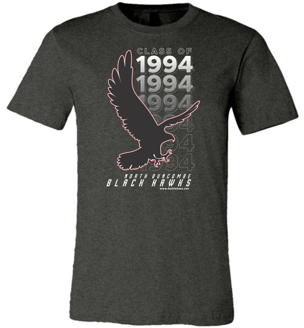 BLACK HAWKS! - Vintage 1994 Reunion Gear - Concept 001 Short Sleeve Unisex, Modern Sports Logo