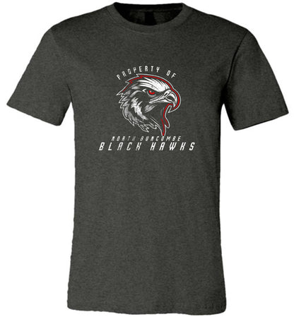 BLACK HAWKS! - Official Gear - Type 8 Short Sleeve Unisex, Modern Sports Logo