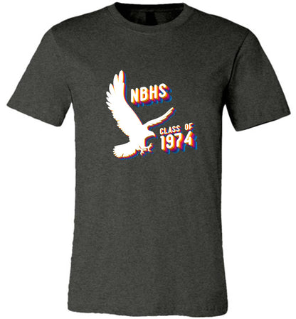 BLACK HAWKS! - Vintage 1974 Reunion Gear - Concept 001 Short Sleeve Unisex, Modern Sports Logo