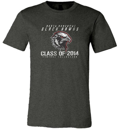 BLACK HAWKS! - Vintage 2014 Reunion Gear - Concept 001 Short Sleeve Unisex, Modern Sports Logo