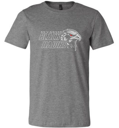 BLACK HAWKS! - Official Gear - Type11 Short Sleeve Unisex, Modern Sports Logo