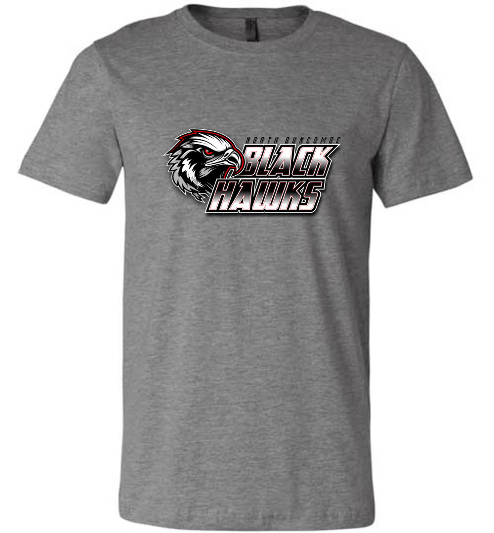 BLACK HAWKS! - Official Gear - Type 10 Short Sleeve Unisex, Modern Sports Logo