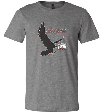 BLACK HAWKS! - Vintage 1974 Reunion Gear - Concept 002 Short Sleeve Unisex, Modern Sports Logo