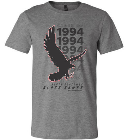 BLACK HAWKS! - Vintage 1994 Reunion Gear - Concept 001 Short Sleeve Unisex, Modern Sports Logo