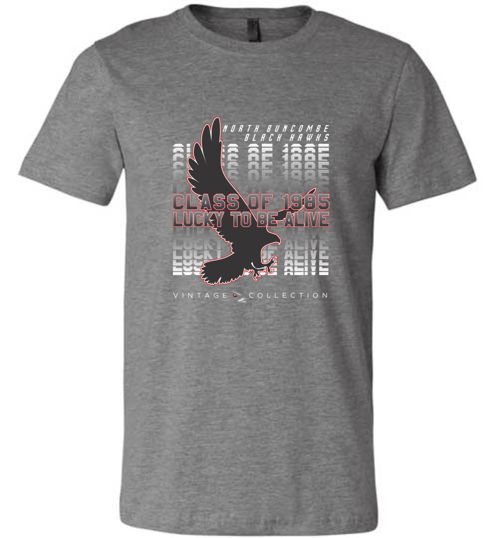 BLACK HAWKS! - Vintage 1985 Reunion Gear - Concept 001 Short Sleeve Unisex, Modern Sports Logo