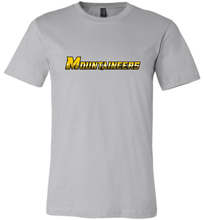 GO MOUNTAINEERS!! - Short Sleeve Unisex, Modern Sports Logo