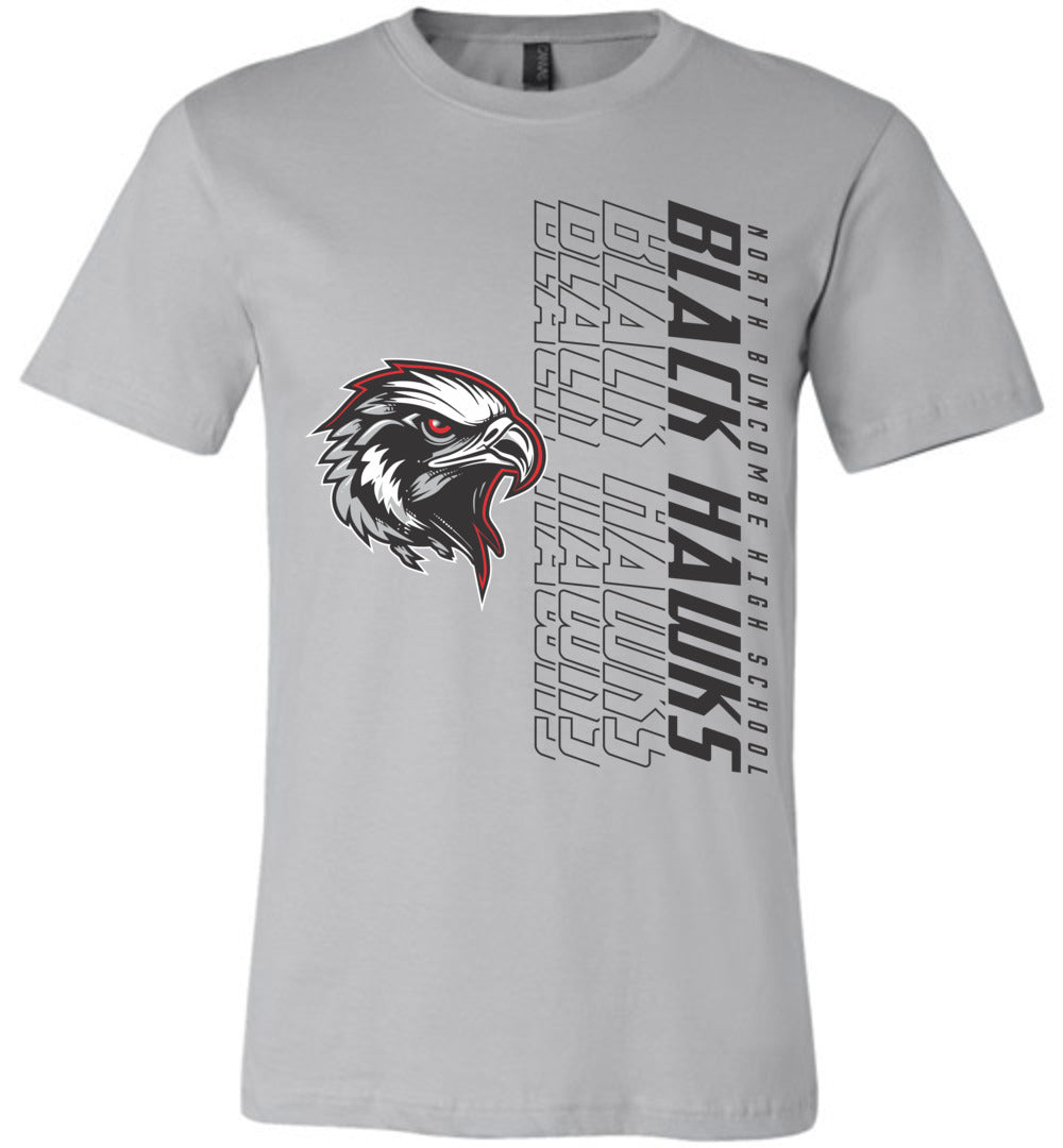 BLACK HAWKS! - Official Gear - Type 14 Short Sleeve Unisex, Modern Sports Logo