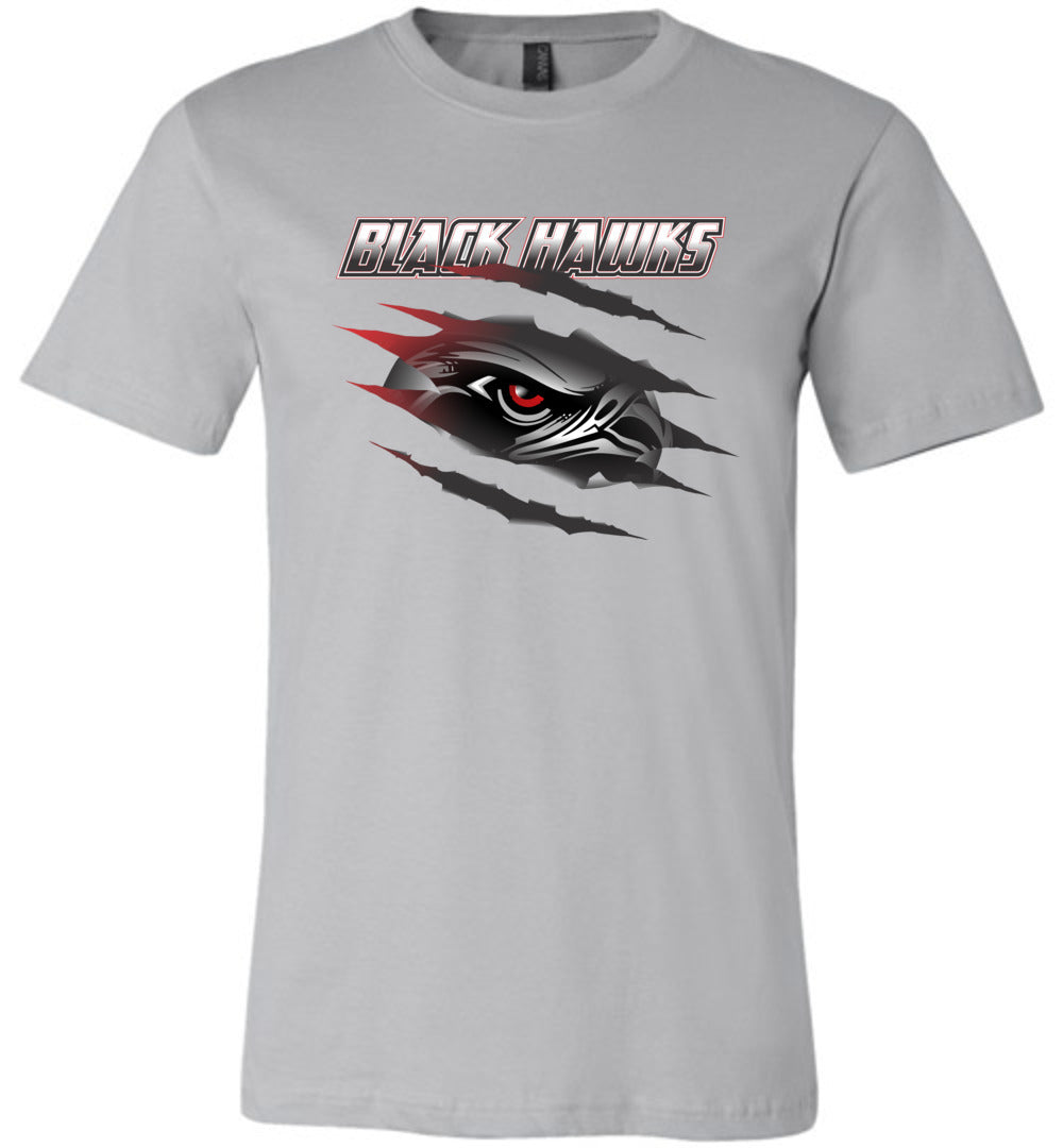 BLACK HAWKS! - Official Gear - Type 16 Short Sleeve Unisex, Modern Sports Logo