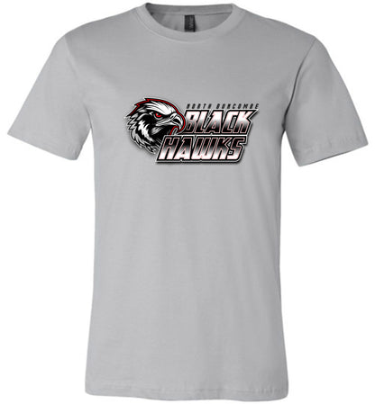 BLACK HAWKS! - Official Gear - Type 10 Short Sleeve Unisex, Modern Sports Logo