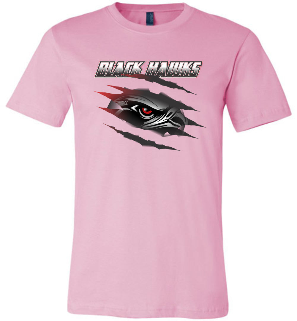 BLACK HAWKS! - Official Gear - Type 16 Short Sleeve Unisex, Modern Sports Logo