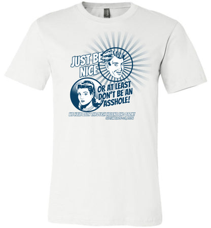 JUST BE NICE! - Hurricane Helene Disaster Fundraiser short sleeve!