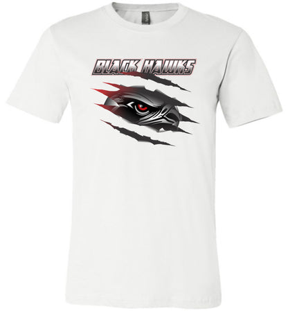 BLACK HAWKS! - Official Gear - Type 16 Short Sleeve Unisex, Modern Sports Logo