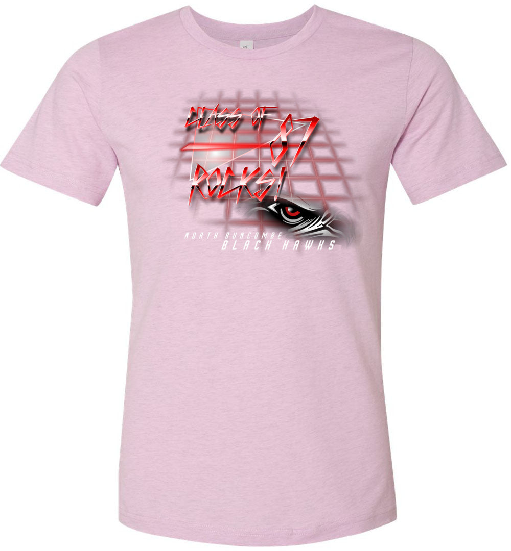 BLACK HAWKS! - Vintage 1987 Reunion Gear - Concept 001 Short Sleeve Unisex, Modern Sports Logo