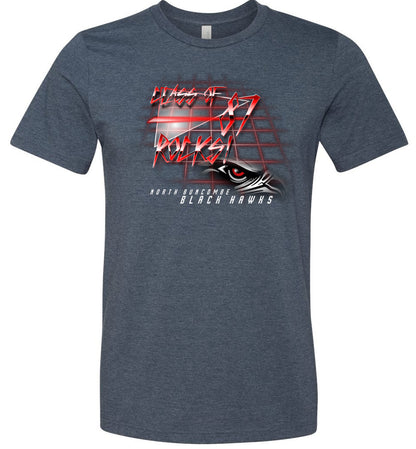 BLACK HAWKS! - Vintage 1987 Reunion Gear - Concept 001 Short Sleeve Unisex, Modern Sports Logo