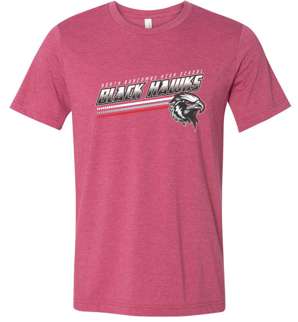 BLACK HAWKS! - Official Gear - Type 13 Short Sleeve Unisex, Modern Sports Logo