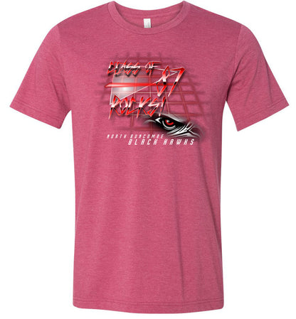 BLACK HAWKS! - Vintage 1987 Reunion Gear - Concept 001 Short Sleeve Unisex, Modern Sports Logo