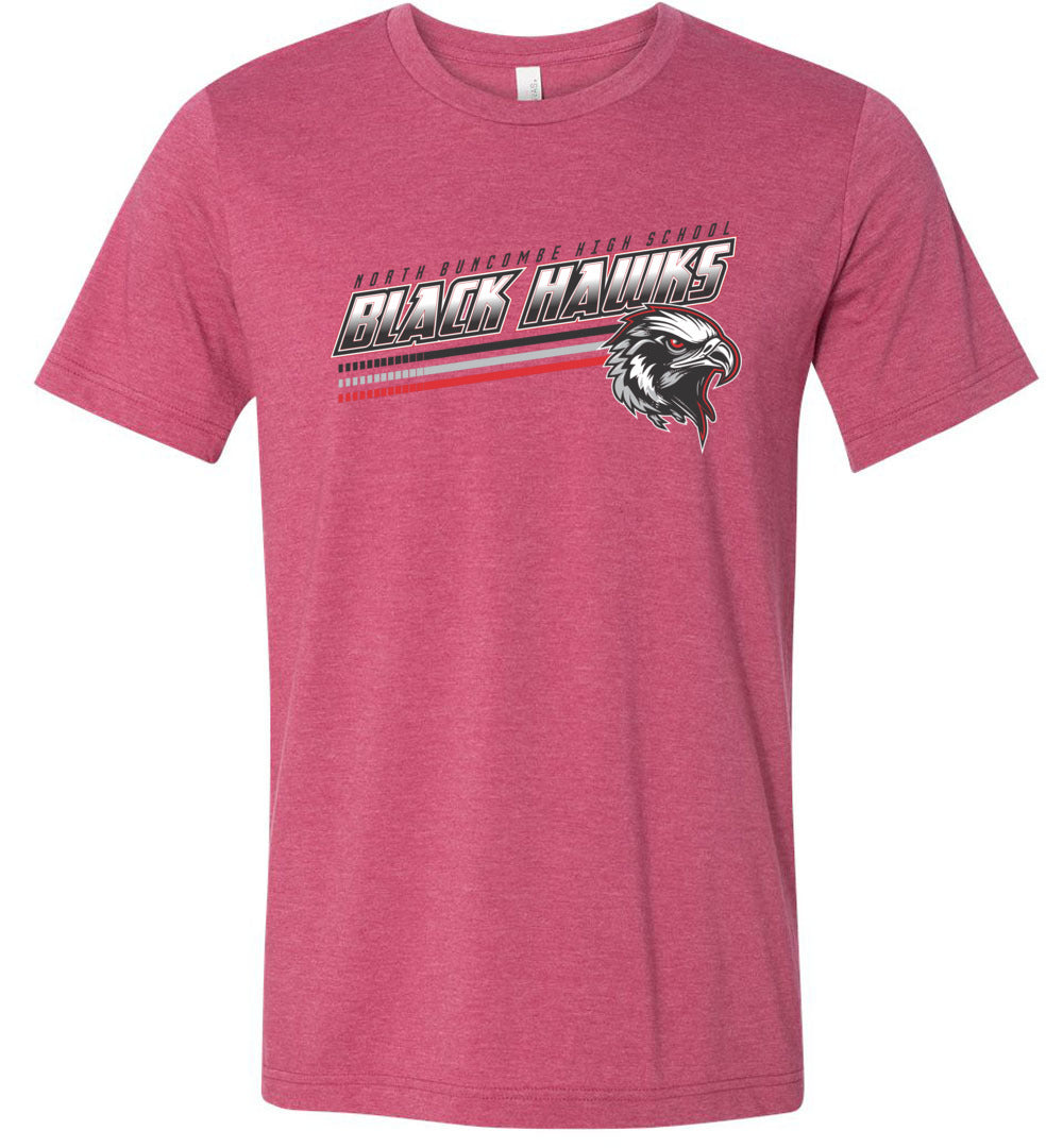 BLACK HAWKS! - Official Gear - Type 13 Short Sleeve Unisex, Modern Sports Logo