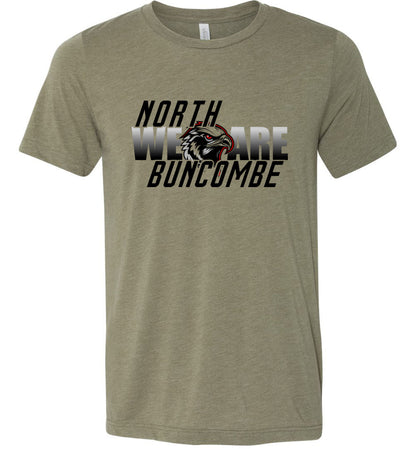 WE ARE NORTH BUNCOMBE! - Official Black Hawks gear! (Light fabric)