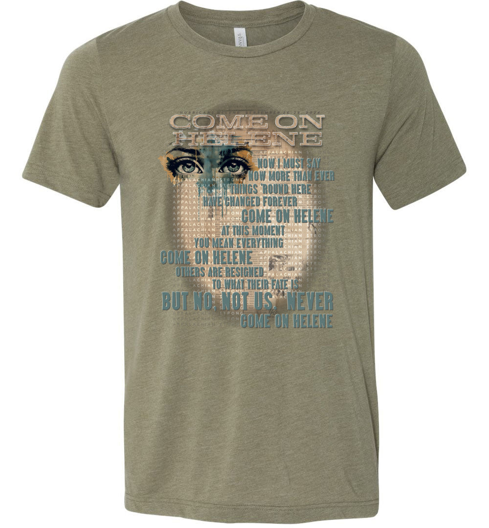 COME ON HELENE - Hurricane Helene Disaster Fundraiser tee!